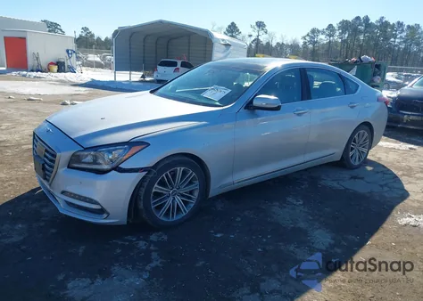 2018 Genesis G80 3.8 из США, поврежденный, VIN KMHGN4JE8JU224365